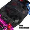 hopsupRC Chassis Dustproof Rock Snow Water Dirt Resist Guard Cover Upgrades Part for 1/18 Granite Grom RC Car,Black view 3