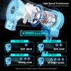 2 Pack Multifunctional Portable Stroller Fan 4 Speed 6600rpm High Speed Usb Rechargeable Personal Mini Handheld Fan Extended Tripod for Desktop Winding Kids Bed Treadmill Bike Golf Cart Outdoor Travel view 3
