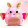 CozyWorld 12 Inch LED Cuddly Pink Butterfly Plush Pillow, Light up Butterfly Stuffed Animals, Super Soft Insect Plushies Doll for Kids Girls Women Lovers view 1