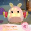 CozyWorld 12 Inch LED Cuddly Pink Butterfly Plush Pillow, Light up Butterfly Stuffed Animals, Super Soft Insect Plushies Doll for Kids Girls Women Lovers view 3
