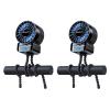 2 Pack Multifunctional Portable Stroller Fan 4 Speed 6600rpm High Speed Usb Rechargeable Personal Mini Handheld Fan Extended Tripod For Desktop Winding Kids Bed Treadmill Bike Golf Cart Outdoor Travel view 1