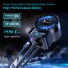 2 Pack Multifunctional Portable Stroller Fan 4 Speed 6600rpm High Speed Usb Rechargeable Personal Mini Handheld Fan Extended Tripod For Desktop Winding Kids Bed Treadmill Bike Golf Cart Outdoor Travel view 4