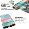 EDGFRTOIO Playmat with Zones for Card Game Playing, Compatible with Lorcana TCG Cards Game Mats 24"x14" Commander Deck Gaming Duel Mat Card Gameplay Mats for Beginner, Crocodile Pirate Island view 4