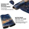 EDGFRTOIO Playmat - Lorcana TCG Zone Card Game Play Mat, 24"x14" Commander Deck Gaming Desk Duel Mat, Starry Night Castle view 4