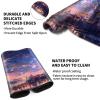 EDGFRTOIO Playmat 24" x 14" Magic Compatible Lorcana TCG Play Mats, Gaming Desk Mat, Magical Castle Night view 4