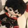 niannyyhouse Hat Tie Coat Shirt Strap Pants Shoes Red Black Uniform Outfit 20cm 8in Plush Doll Clothes view 3