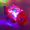 Tipmant Cute Electric Fish Toy Electronic Goldfish Animal Vehicle Car Auto Driving, Transparent Gears, Music, Luminous Lights, Baby Toddler Kids Birthday Gifts view 3