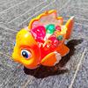 Tipmant Cute Electric Fish Toy Electronic Goldfish Animal Vehicle Car Auto Driving, Transparent Gears, Music, Luminous Lights, Baby Toddler Kids Birthday Gifts view 4