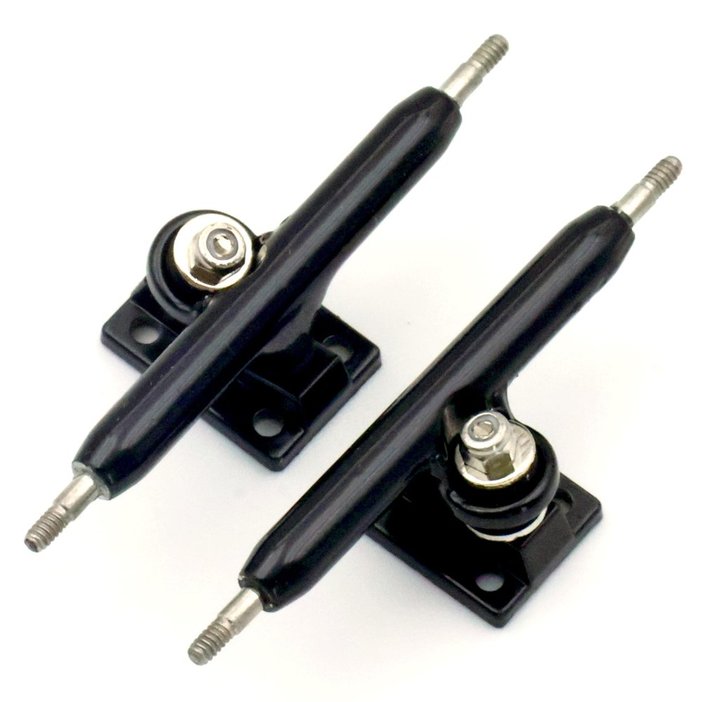RACOFSB A1 Pro Fingerboard Trucks 36mm 34mm 32mm with New Base and Pivot Cup (36mm Black)