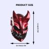HZXCNUN Horror Devil Mask,Devil Mask Creepy Halloween Masquerade Party Costume Accessory (Black) view 4