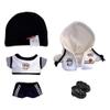 niannyyhouse 10cm 15cm 20cm Plush Doll Clothes Hat T-Shirts Pants Hoodies Shoes Sports Outfit Dolls Dress Up (10cm) view 1