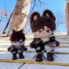 niannyyhouse Doll Dress Up Hoodies Jackets Jeans Backpacks Glasses Shoes Vintage Outfit 10cm 15cm 20cm Plush Doll Clothes (15cm) view 4
