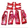 KEBEILEE CNC Alu Front&Rear Upper&Lower Arms kit for TRAXXAS 1/8 MAXX Slash 8pcs (red) view 1