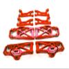 KEBEILEE CNC Alu Front&Rear Upper&Lower Arms kit for TRAXXAS 1/8 MAXX Slash 8pcs (red) view 2