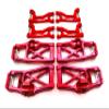 KEBEILEE CNC Alu Front&Rear Upper&Lower Arms kit for TRAXXAS 1/8 MAXX Slash 8pcs (red) view 3
