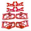 KEBEILEE CNC Alu Front&Rear Upper&Lower Arms kit for TRAXXAS 1/8 MAXX Slash 8pcs (red) view 4