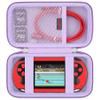 Elonbo Carrying Case for TaddToy/WELLSTG/Beijue/FAMILY POCKET/CCTU/X- JOYKIDS/GREENCREEK/Beico/KAVOYI/GuaiyeyeAP/TEBIYOU Handheld Game Console, Portable Electronic Gaming Player Bag, Purple view 1