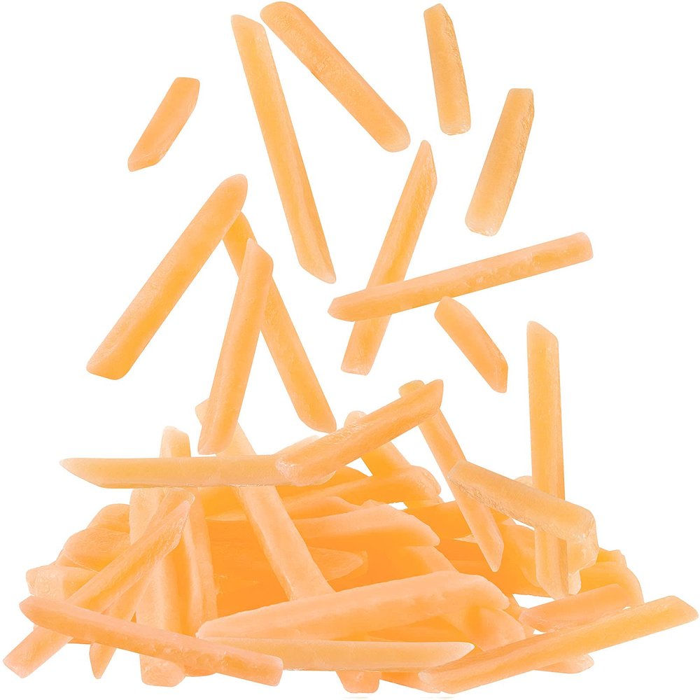 Zhanmai 80 Pieces Fake French Fries Play Food Simulation Artificial Food French Fries PVC Kitchen Toy Decoration Lifelike Tools Restaurant Window Display Party Tricky