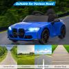 12V Electric Ride On Car w/RC,Licensed by BMW M4 Toddler Electric Vehicle for 37-83 Months,Power Wheels for Boys Girls, with Suspension System,3 Speeds, Bluetooth, MP3, Double Door, LED Light (Blue) view 4