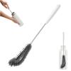 16 inches Long Handle Black Bottle Cleaning Brushes - Perfect for Baby Bottles, Sports Bottles, Glassware, Mugs, Jars, and Stemware (1-pc) view 1