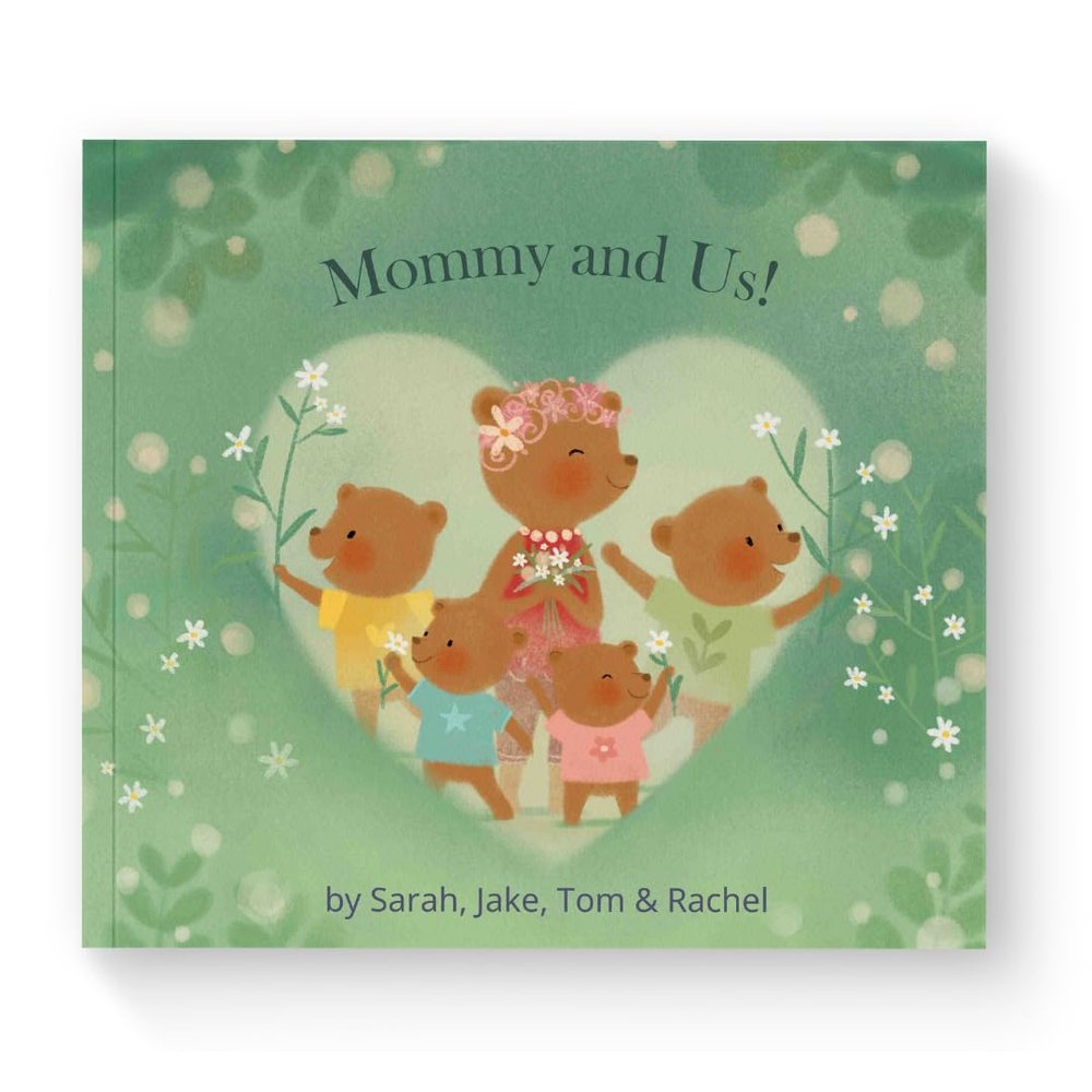 Mother's Day Gift - Mommy and Us - A Personalized Read-Aloud Gift from up to 4 Kids to Mom | Manimal Tales