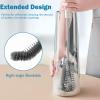 16 inches Long Handle Black Bottle Cleaning Brushes - Perfect for Baby Bottles, Sports Bottles, Glassware, Mugs, Jars, and Stemware (2-pc) view 4