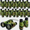 20 Pack Safari Binoculars Jungle Camouflage Binoculars Toy for Kids Explorers Gifts Camping Hunting Safari Party Favors view 1