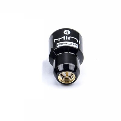 CRUMPS New 5.8G Lollipop 4 RHCP Antenna High Gain 2.8Dbi Transmitter/Receiver SMA/RP-SMA/MMCX/UFL Antenna for FPV RC Drone Part (Color : SMA Black)