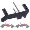 AMK TRX4 Servo Mount, Aluminum TRX4 SOA Mount 4-Link Suspension for 1/10 RC Crawler TRX4 Sevro On Axle Mount Upgrades (Black) view 1