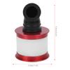 Pilipane RC a ir Filter Replacement Part for HSP 94122/941188 1/10 RC Car Aluminum Alloy Sponge Black Silver Green Red 5 5x3 4cm 21g 1pcs (red) view 2