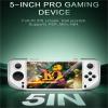 E6 Handheld Game Console Portable Video Game Support 5-inch IPS Screen 60Hz Screen Retro Gamebox 6000 Games Children's Gift32G White view 3