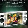 E6 Handheld Game Console Portable Video Game Support 5-inch IPS Screen 60Hz Screen Retro Gamebox 6000 Games Children's Gift32G White view 4
