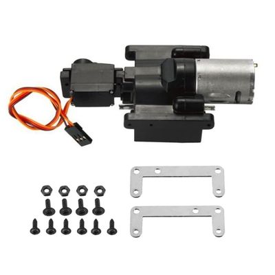 370 Motor 2 Speed Gearbox with Steel Gear Drive Shaft for WPL C14 C24 B14 B36 MN D90 MN-90 MN99S RC Car Upgrades Parts (Color : Color E)