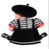 Fun Costumes Infant's Premium Curious Mime Costume, Dress Set for Halloween, 0/3 Months view 2