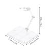 Baluue Action Figure Stand with Model Clear Toy Doll Holder Figurine Model Display RackYellow view 2
