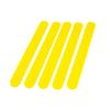 BRANDWINLITE Colored Silicone Rubbber Slap Bracelets wristbands for Kid's Toys,Party Favors,Kindergarten Playing,Classes Teaching,Carnival RewardsDIY Marker Painting & Reuse;Gift Papers wrapping or Cables Rolling Holders-Yellow view 1