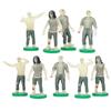 Accoutrements Archie McPhee Unleash The Undead Pocket-Sized Peril: Itty Bitty Zombies Miniature Figuress for Maximum Fun, Green view 1