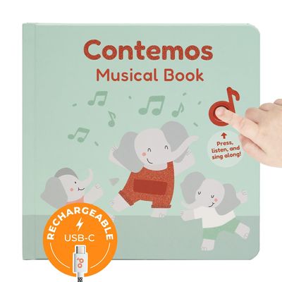 Cali's Books Spanish Count - Nursery Rhymes Sound Book for Babies and Toddlers 1-3, Baby Book with Songs for Kids, Educational Song Learning Toys, Libros en Espanol para ninos (Contemos)