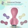 Little Whispers Baby Food Pouch Spoon Attachments - Stage 1, Small (Blossom) - 5 Pack view 2