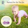 Little Whispers Baby Food Pouch Spoon Attachments - Stage 1, Small (Blossom) - 5 Pack view 3