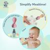 Little Whispers Baby Food Pouch Spoon Attachments - Stage 1, Small (Blossom) - 5 Pack view 4
