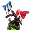 PowerTRC Baltimore Blue Jay Set | Realistic Birds | Toy Bird Pets | Sound Activated | for Enchanting Indoor Ambiance (2 Set) view 2