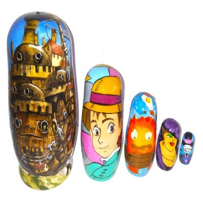 Anime Castle Nesting Doll