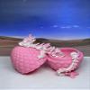 3D Printed Dragon with Dragon Egg, 12" Pink and White Cherry Blossom with Dragon Egg, Fidget ADHD Autism Toy D016 view 4