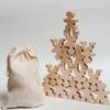 Generic Premium Balancing Blocks Wooden Acrobats Balance Game Educational Figurine Stacking for Teens from 15 Years Old Eco-Friendly Material, WCU-02-AS view 1