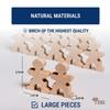 Generic Premium Balancing Blocks Wooden Acrobats Balance Game Educational Figurine Stacking for Teens from 15 Years Old Eco-Friendly Material, WCU-02-AS view 2