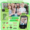 Kids Smart Phone for Boys with 32G Card & Holographic Pyramid, Christmas Birthday Gifts for Age 3-10 Kids Toy Cell Phone, 2.8" Touchscreen Toddler Learning Toy, Dual Lens, Music Player(Green Dinosaur) view 4