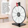 Pionites 12 Inch 10 Slots Prize Wheel Tabletop or Wall Mount Fortune Spin with Dry Erase Marker and Eraser for Engaging Home Parties, Trade Show, Carnival Events (12'' White) view 2