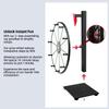 Pionites 12 Inch 10 Slots Prize Wheel Tabletop or Wall Mount Fortune Spin with Dry Erase Marker and Eraser for Engaging Home Parties, Trade Show, Carnival Events (12'' White) view 3
