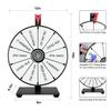 Pionites 12 Inch 10 Slots Prize Wheel Tabletop or Wall Mount Fortune Spin with Dry Erase Marker and Eraser for Engaging Home Parties, Trade Show, Carnival Events (12'' White) view 4